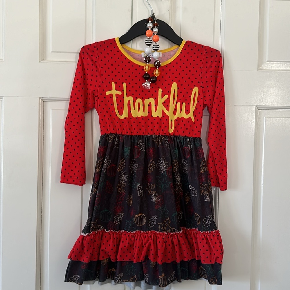 Seasonal Dresses & Necklace Bundle Sizes 7 & 8/9